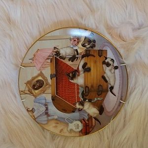 Collectors kitty wall art.